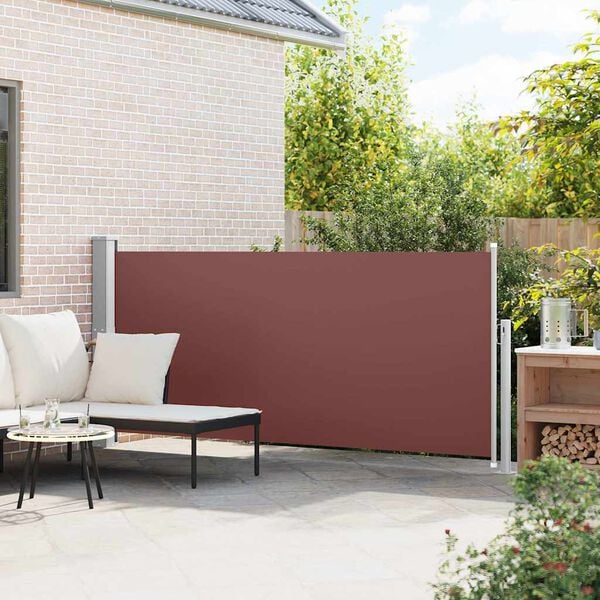 vidaXL Auvent lat&eacute;ral r&eacute;tractable 140 x 300 cm Marron