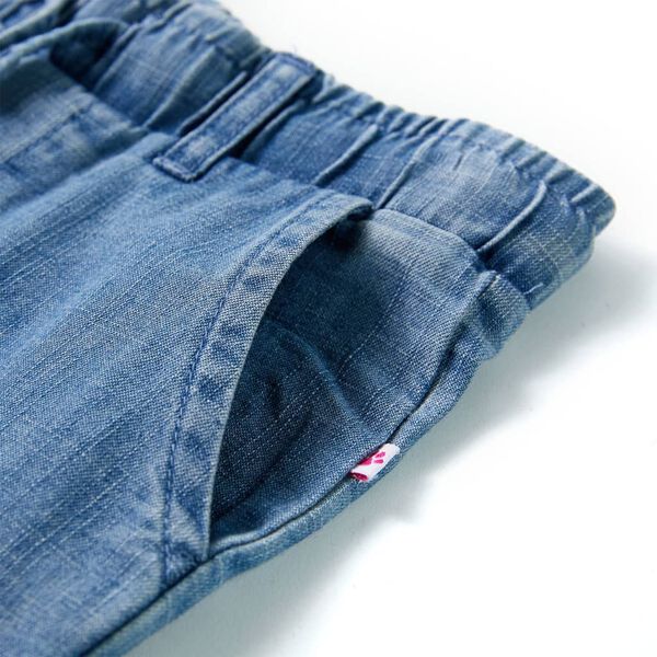 Pantalons pour enfants bleu denim 140