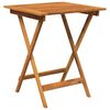 vidaXL Ensemble &agrave; manger de jardin pliable 3 pcs Bois d'acacia solide