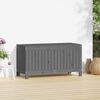 vidaXL Boîte de rangement de jardin Gris 115x49x60 cm Bois de pin