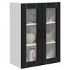 vidaXL Armoire de cuisine Noir 60 x 31 x 80 cm Bois d'ing&eacute;nierie