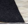 vidaXL Tapis Cuir v&eacute;ritable Patchwork 160 x 230 cm Diamant Gris