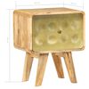 vidaXL Table de chevet Bois de manguier massif 40x30x49 cm