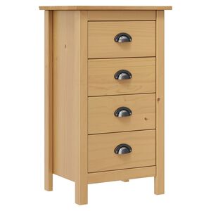 vidaXL Buffet Hill 46x35x80 cm Bois de pin solide