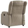 vidaXL Fauteuil de massage inclinable Cappuccino Similicuir