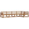 vidaXL Ensemble de canap&eacute;s d'ext&eacute;rieur 5 pcs Naturel