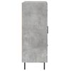 vidaXL Buffet gris b&eacute;ton 69,5x34x90 cm bois d'ing&eacute;nierie