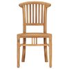 vidaXL Ensemble &agrave; manger de jardin 3 pcs bois de teck solide