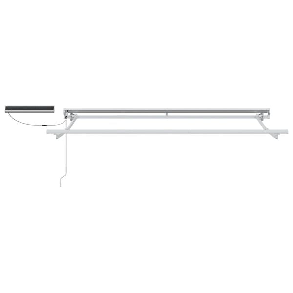 vidaXL Auvent r&eacute;tractable &eacute;lectrique Beige 3,5 x 2,5 m