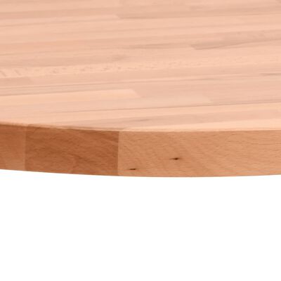 vidaXL Dessus de table Ø30x2,5 cm rond bois massif de hêtre