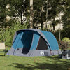 vidaXL Tente de camping de cabine 4 personnes bleu imperméable