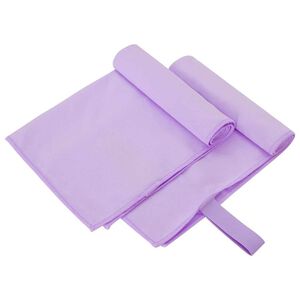 vidaXL Serviettes de sport 2 pcs Violet 50 x 30 cm