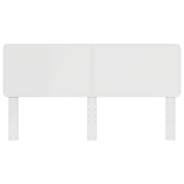 vidaXL T&ecirc;te de lit Blanc 180 cm Bois d'ing&eacute;nierie