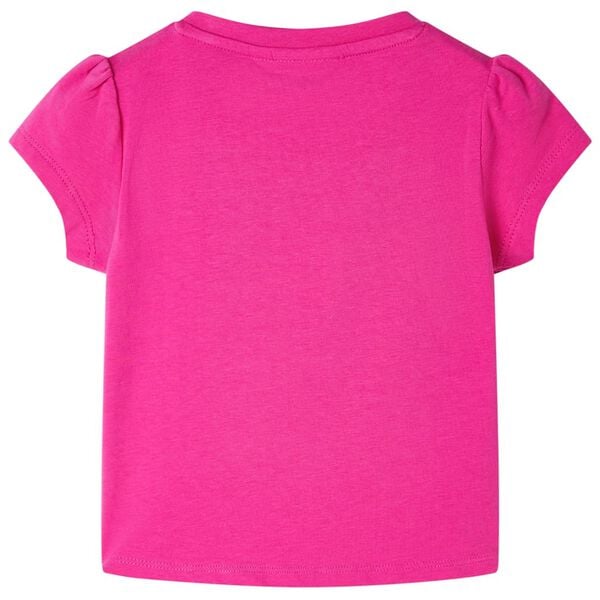 T-shirt pour enfants rose foncé 140