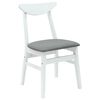 vidaXL Chaises de salle &agrave; manger 2 pcs Blanc 42 x 47.5 x 81 cm