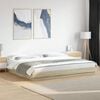 vidaXL Cadre de lit sans matelas chêne sonoma 180x200 cm