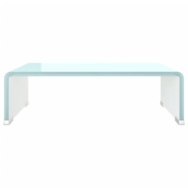vidaXL Meuble TV/Support pour moniteur 40x25x11 cm verre vert