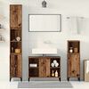 vidaXL Ensemble de mobilier de salle de bain 3 pcs Bois ancien