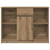 vidaXL Buffet avec tiroir ch&ecirc;ne artisanal 101x35x76 cm bois ing&eacute;nierie