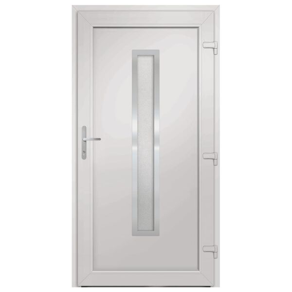vidaXL Porte d'entr&eacute;e anthracite 108x200 cm PVC