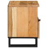 vidaXL Cabinet de chevet Naturel 40 x 33 x 46 cm Bois de mangue massif