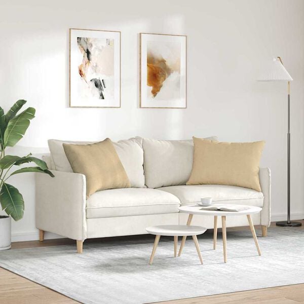 vidaXL Coussins de canapé 2 pcs Vert gris 70 x 50 cm