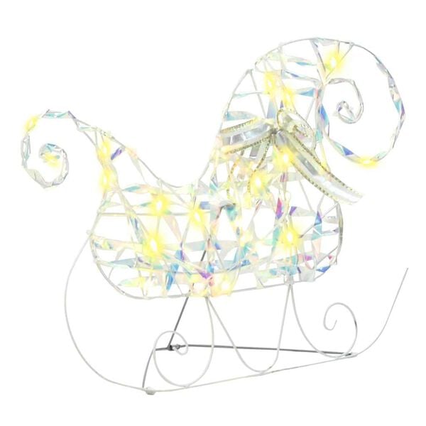 vidaXL Rennes LED avec 60 LED 3 pcs Blanc chaud PET