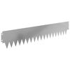 vidaXL Bordure de Pelouse 30 pcs 103 x 20 cm m&eacute;tal Argent&eacute;