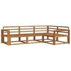 vidaXL Ensemble de canap&eacute;s d'ext&eacute;rieur 4 pcs Naturel