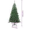 vidaXL Sapin de No&euml;l avec 150 LED avec support Vert 120 cm PVC