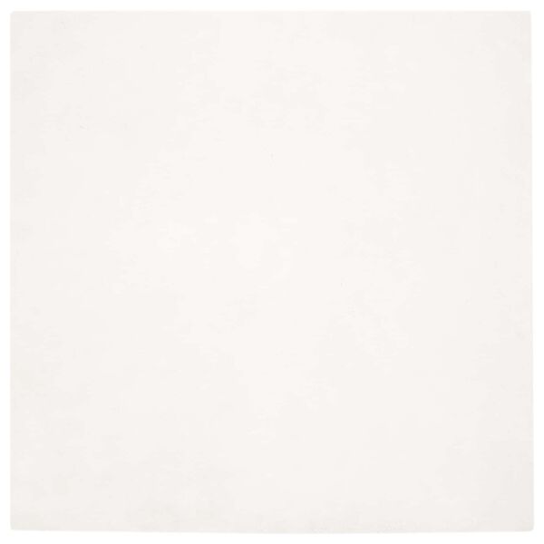 vidaXL Tapis en Fourrure Synth&eacute;tique de Lapin Olite Cr&egrave;me 200 x 200 cm