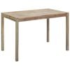 vidaXL Table de salle &agrave; manger 120x70x75 cm Bois solide d'acacia