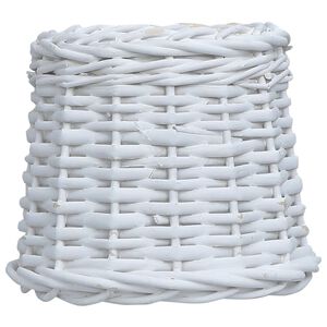 vidaXL Abat-jour Osier 25x17 cm Blanc