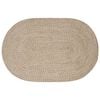 vidaXL Tapis de surface Blanc 100 x 152 cm Jute