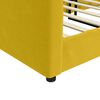 vidaXL Lit de repos sans matelas jaune 80x200 cm velours