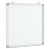 vidaXL Tableau blanc magn&eacute;tique 40x40x1,7 cm aluminium