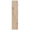 vidaXL T&ecirc;te de lit avec rangement 160 cm bois massif de pin