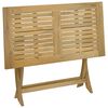 vidaXL Table pliable de jardin 110x55x75 cm bois d'acacia solide