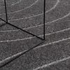 vidaXL Tapis de surface Rond HUARTE Anthracite &Oslash; 200 CM Polyester