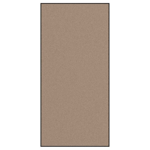 vidaXL Tapis d'entr&eacute;e Autre Beige et Noir 120 x 250 cm