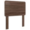 vidaXL Cadre de lit Ch&ecirc;ne brun 90 x 190 cm Bois de pin massif