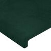 vidaXL Cadre de lit sans matelas vert fonc&eacute; 80x200 cm velours