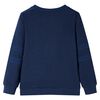 Sweatshirt pour enfants m&eacute;lange bleu marine 104