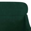 vidaXL Fauteuil Vert fonc&eacute; 63x76x80 cm Velours