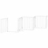 vidaXL Barri&egrave;re pour chien porte pliable 15 panneaux bois de peuplier