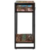 vidaXL Table console Multicolore 90 x 33 x 75 cm Bois Recycl&eacute; Solide