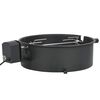 vidaXL Kit d'anneau de r&ocirc;tissoire barbecue 47 cm Noir