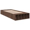 vidaXL Cadre de lit sans matelas ch&ecirc;ne marron 90x190 cm