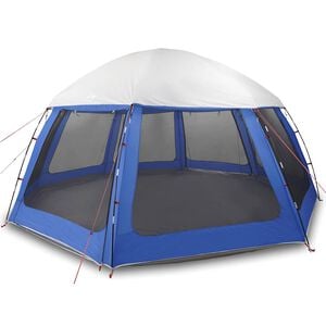 vidaXL Tente de piscine moustiquaire amovible parois maille bleu azur