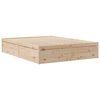 vidaXL Cadre de lit sans matelas 160x200 cm bois massif de pin